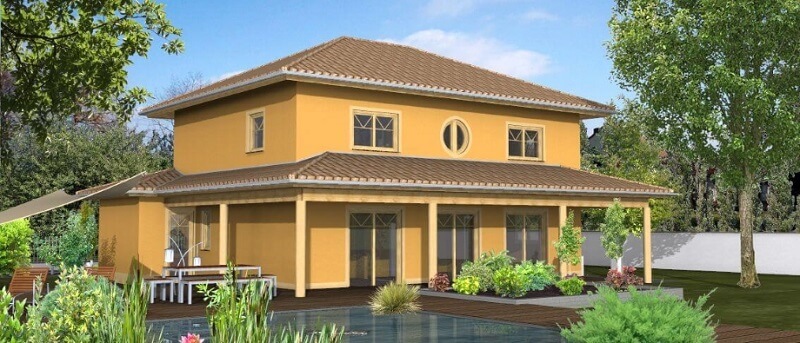 photo villa in the city with floor to ceiling windows 2